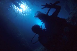 ４月３日ナカザワ様親子の青の洞窟体験ダイビング