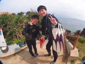 沖縄クマノミ体験ダイビング☆ヒロユキさん、アキエさん、ありがとうございました☆