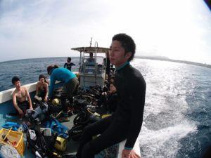 6月28日翔太さんの沖縄1人旅で初ダイビング