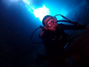 8月26日ミムラ様の青の洞窟体験ダイビング挑戦