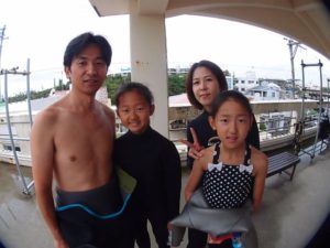 ９月２１日ヨシダ様ご家族の思い出ダイビングIN沖縄