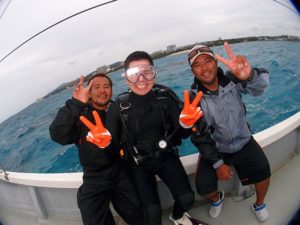 11月13日松崎さんの体験ダイビング２ダイブ
