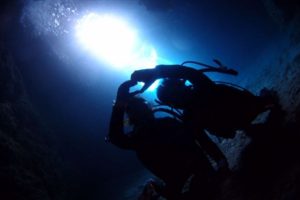 ３月１２日コウタさん、トモさんの青の洞窟体験ダイビング