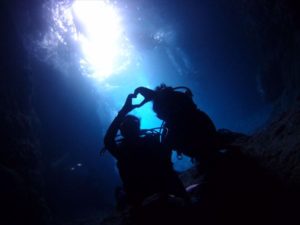 沖縄青の洞窟体験ダイビング　2014年6月25日のお客様