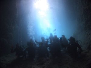 青の洞窟体験ダイビング　青の洞窟シュノーケル　2014年7月20日のお客様