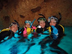 青の洞窟体験ダイビング　青の洞窟シュノーケル　2014年7月28日のお客様