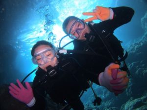 沖縄　青の洞窟体験ダイビング