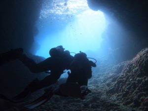 青の洞窟体験ダイビング　青の洞窟シュノーケル　2014年8月13日のお客様