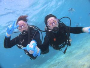クマノミ体験ダイビング　珊瑚礁シュノーケル　2014年9月8日のお客様