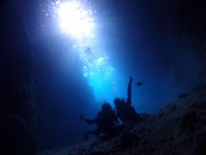 2014年11月21日のお客様　青の洞窟体験ダイビング