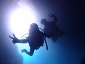 2014年11月30日のお客様　青の洞窟シューケル 青の洞窟ダイビング