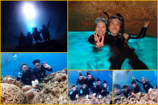 2015年3月19日のお客様　青の洞窟シュノーケル　青の洞窟ダイビング