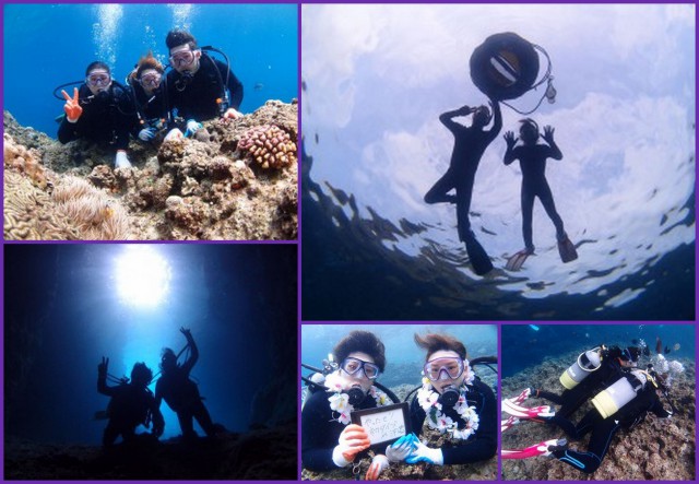 2015年3月21日のお客様　沖縄青の洞窟シュノーケル　沖縄青の洞窟ダイビング ファンダイビング