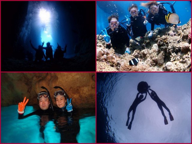 2015年5月7日のお客様　青の洞窟体験ダイビング　青の洞窟シュノーケル