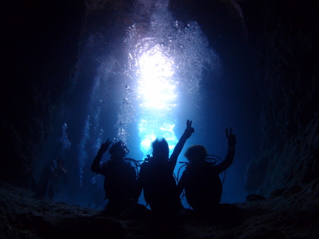 青の洞窟＆サンゴ礁ツアー　2020年2月22日のお客様