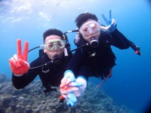 沖縄旅行でダイビング体験